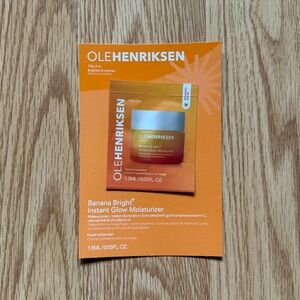 NEW Ole Henriksen Banana Bright+ Instant Glow Moisturizer Sample